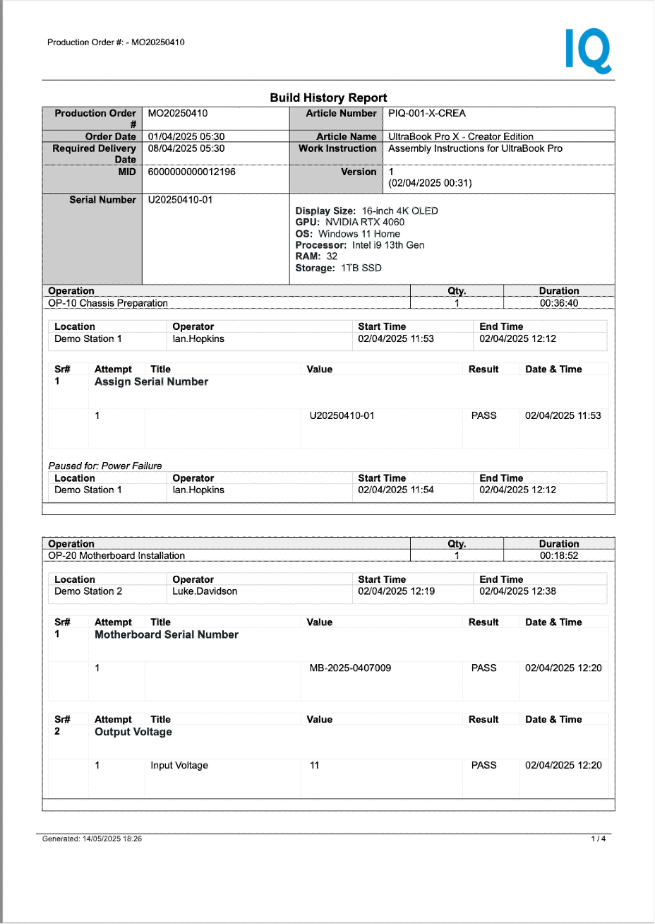 Quality data capture, compliance & reporting